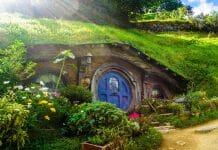 Hobbit-Höhle im Auenland (Mittelerde).