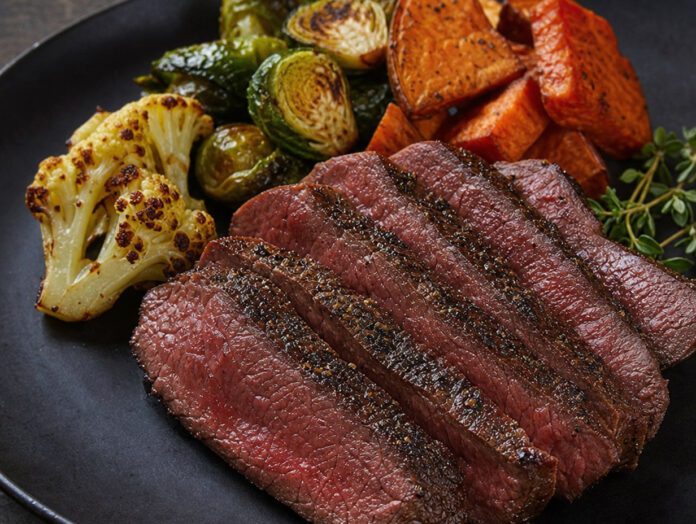 Gebratenes Bisonfleisch-Steak