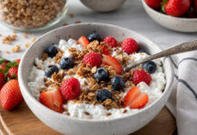 Was ist Cottage Cheese (der TikTok-Trend)? Cottage Cheese mit Beeren als TikTok-Trend