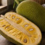 Aufgeschnittene Jackfruit