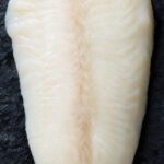 Rohes Kabeljaufilet
