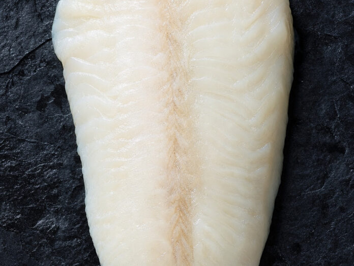 Rohes Kabeljaufilet