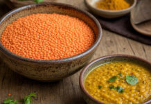 Wie schmecken rote Linsen? Rote Linsen roh und als Dal zubereitet