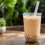 Bubble Tea mit Tapiokaperlen