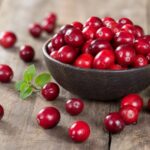 Frische Cranberrys in einer Schale