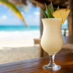 Piña Colada mit Ananasstück